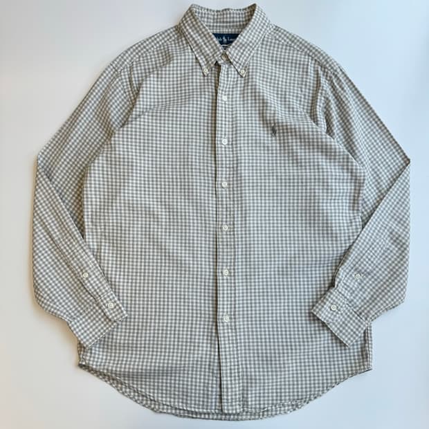 Polo  폴로 랄프로렌 자수 체크 셔츠