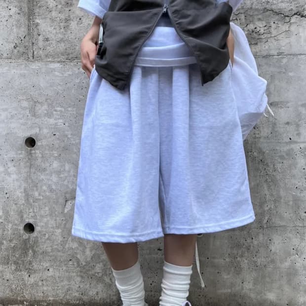 버뮤다팬츠 백멜란지