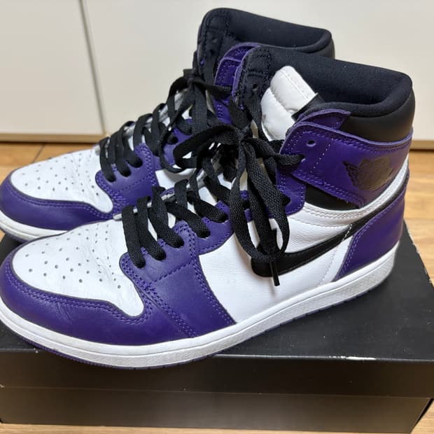 조던1 코트퍼플