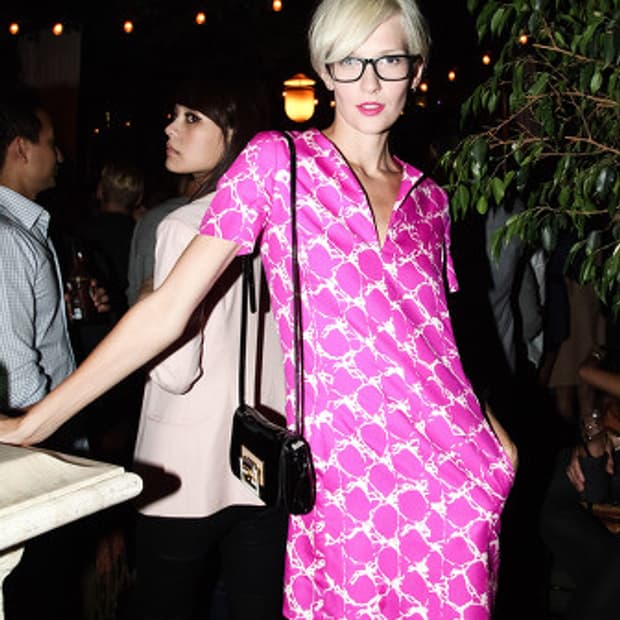 발렌시아가 실크 시프트 드레스