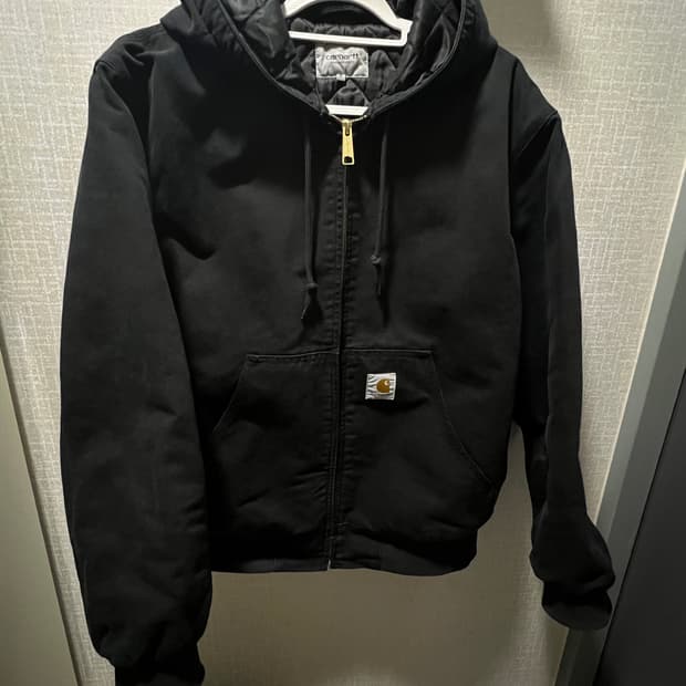 [M]칼하트 OG 액티브 자켓 블랙 스톤 캔버스