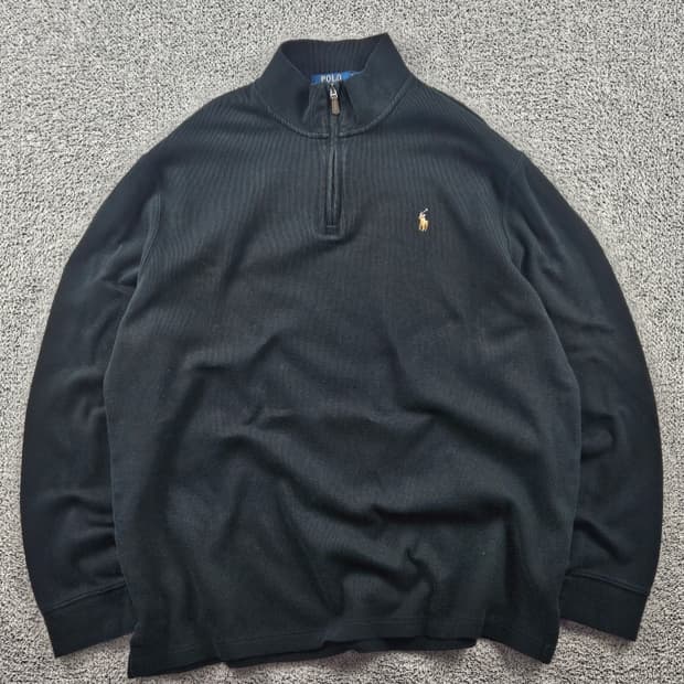 폴로랄프로렌 코튼 하이 넥 하프 집업 니트 ( XL ) / 10820