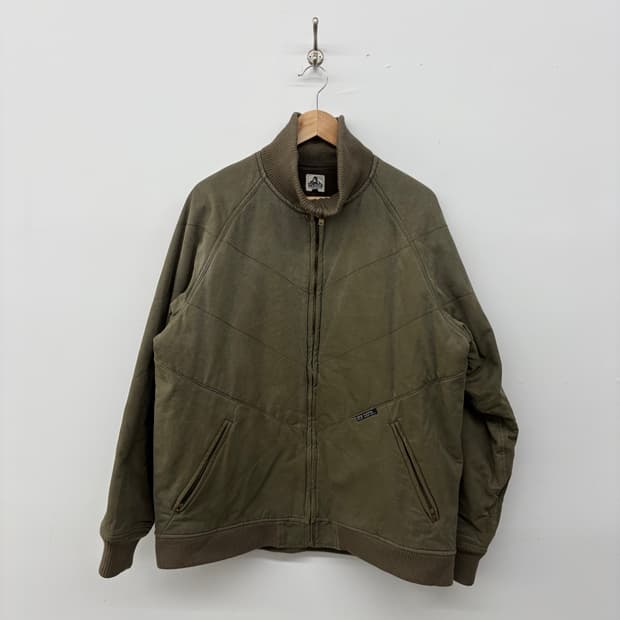 벤 데이비스 카키색 봄버 자켓 XL