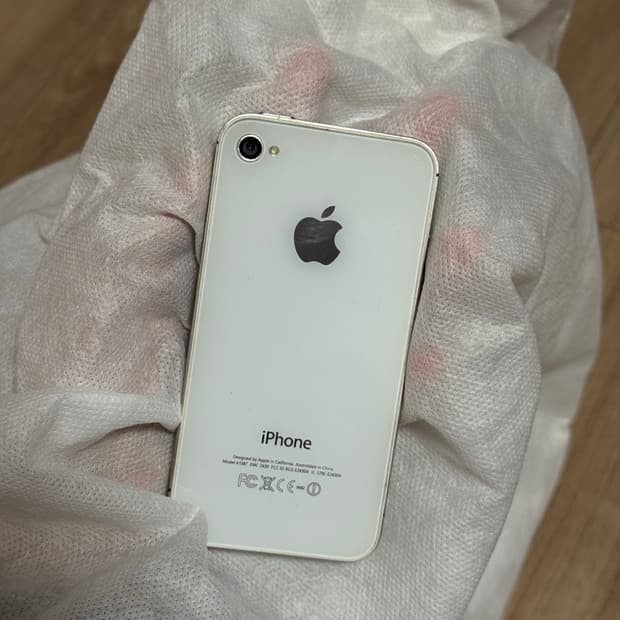 아이폰 4S 화이트 16기가
