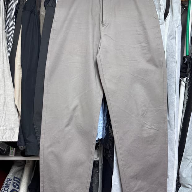 포터리 워시드 테이퍼드 팬츠 그레이 3사이즈 