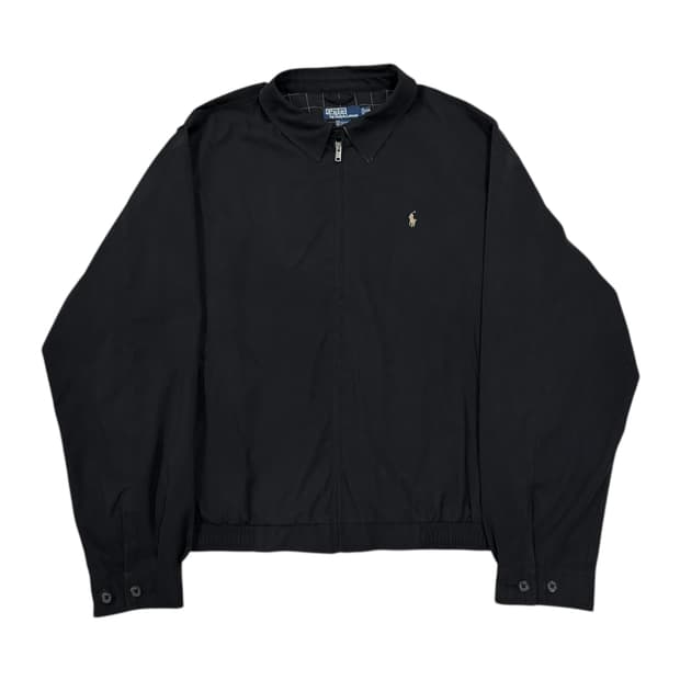 폴로 랄프로렌 포니 해링턴 바라쿠다 블루종 스윙탑 자켓 블랙 2XL
