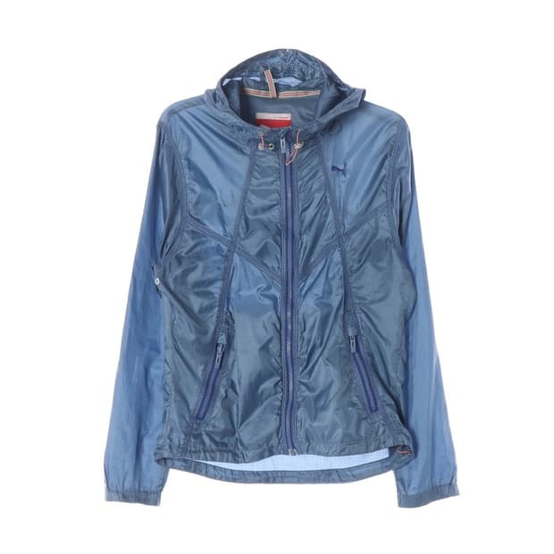 PUMA 블루 경량 후드 바람막이L