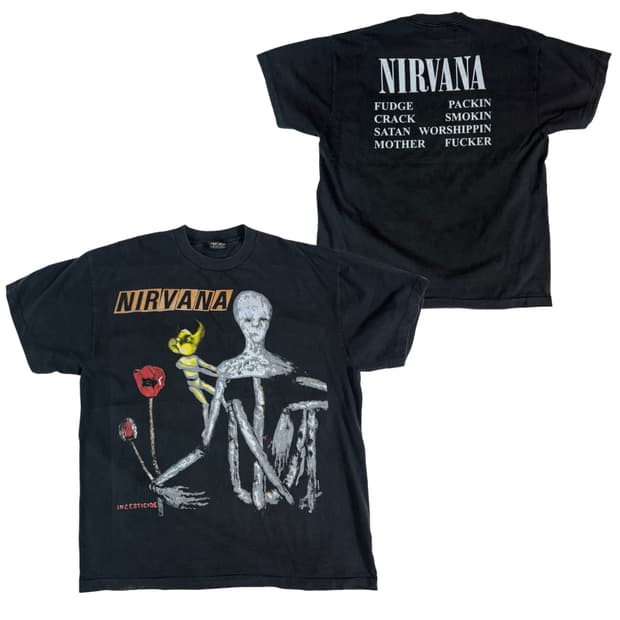 Nirvana – Incesticide 빈티지 티셔츠 