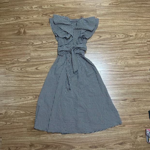 빈티지 체크 레이스 원피스 히메갸루 발레코어 아린 고딕 모리걸 로걀 라떼