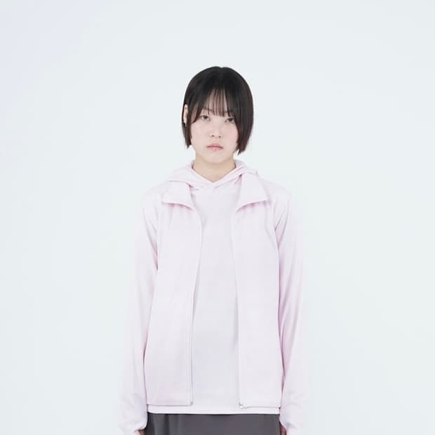 일괄 지초이 컴포트 25-003 ZIP VEST, HOODED