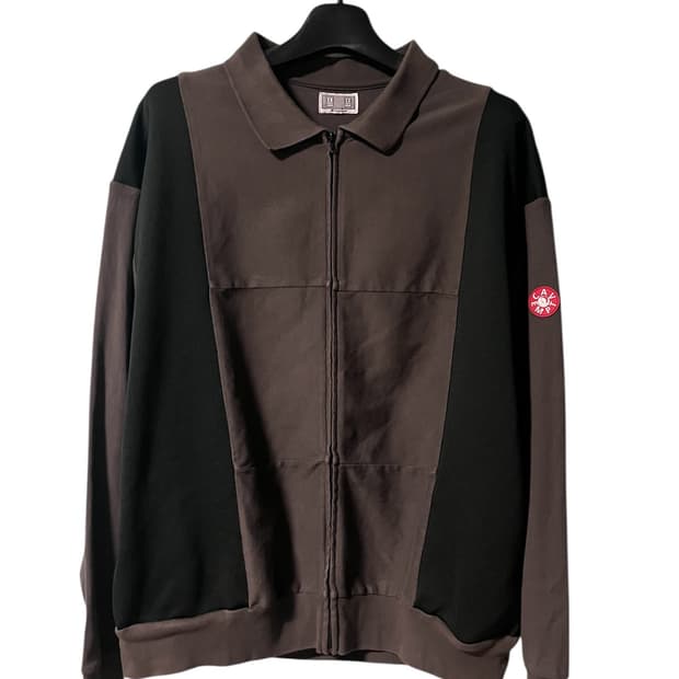 [XL] 카브엠트 패널 집업 가디건 블랙 차콜