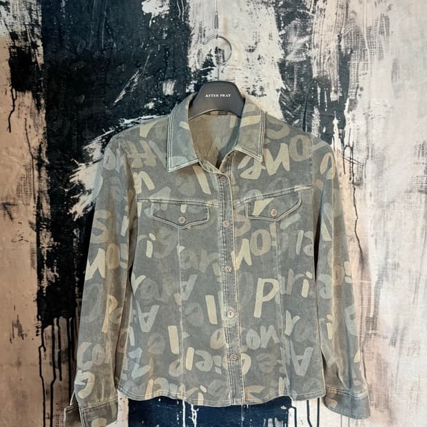 Vintage peach skin jacket 