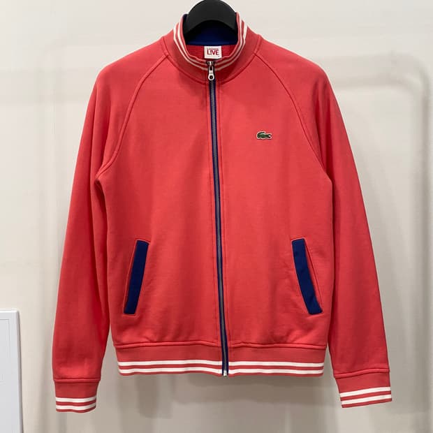 라코스테 라이브 코튼 집업 트랙탑