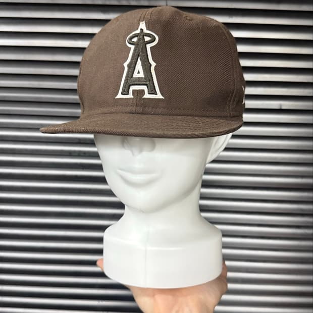 뉴에라 로스앤젤레스 59 모자 스냅백 브라운 갈색 MLB 엠엘비 야구