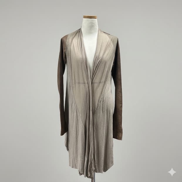 [S] 릭 오웬스 05ss 아카이브 SCORPIO컬렉션 롱 드레이프가디건