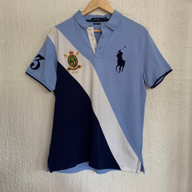 🌊Polo Big pony half pique shirts