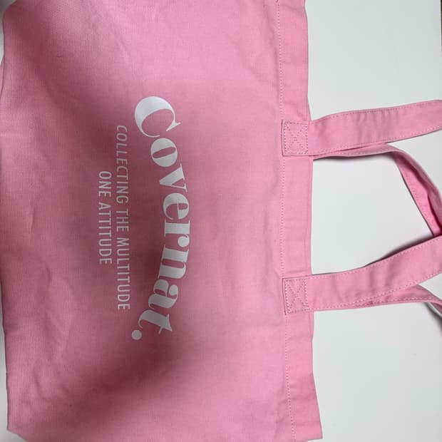 커버낫 핑크 토트백