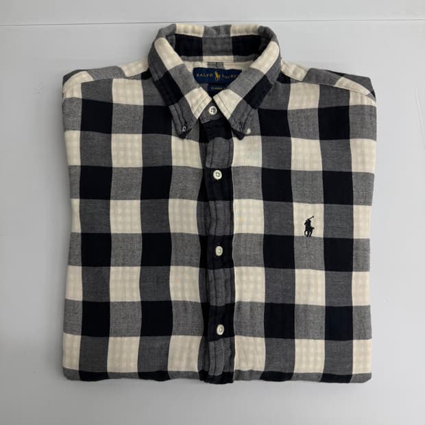 폴로 체크 셔츠 