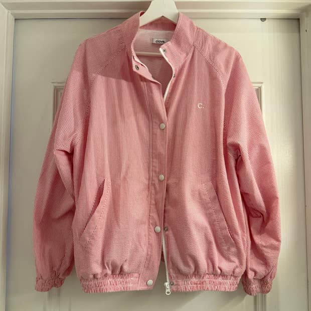 클로브 스트라이프 윈드브레이커