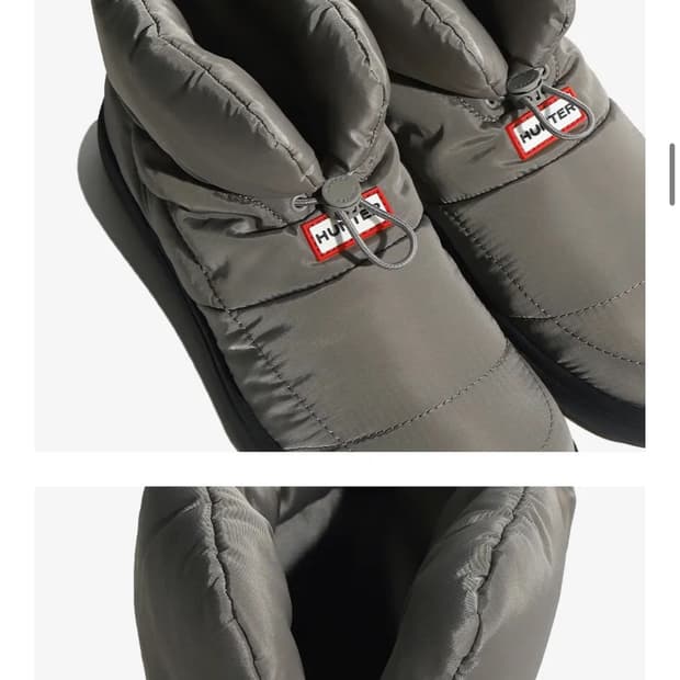 헌터 인앤아웃 패딩부츠