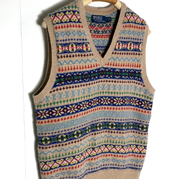 폴로랄프로렌 폴로 폴로페어아일 폴로니트 폴로니트베스트 폴로니트조끼