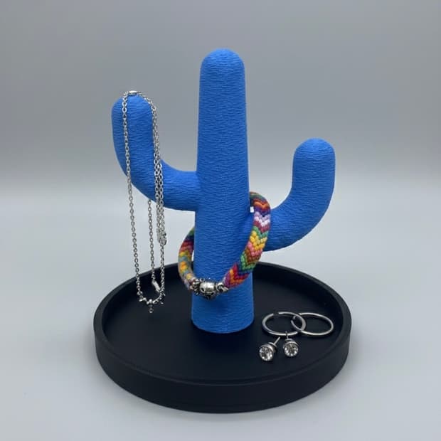 선인장 트레이 (블루)