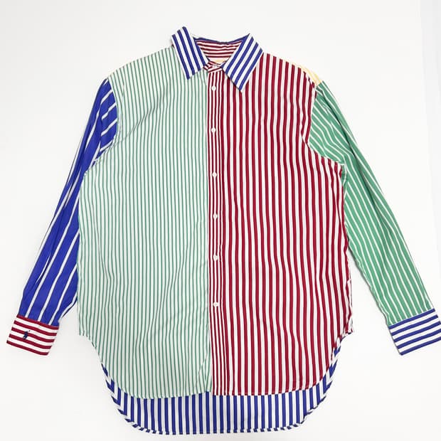 폴로 스트라이프 멀티컬러 셔츠