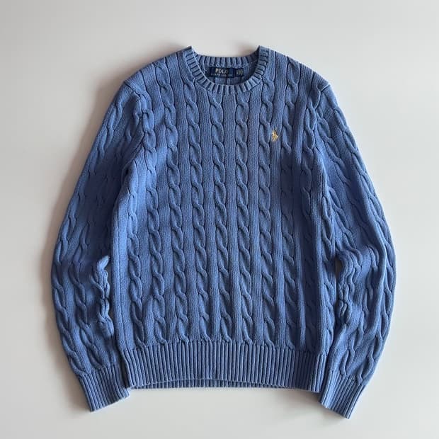 폴로 랄프로렌 케이블 니트 S