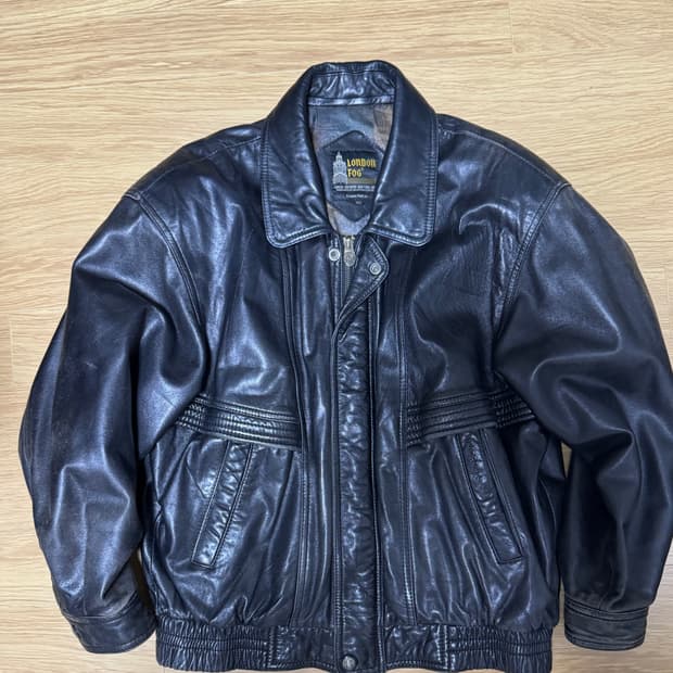 런던포그 레더자켓