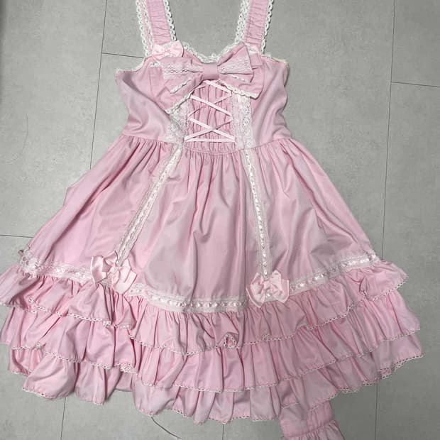 바디라인 로리타 핑크 점스카