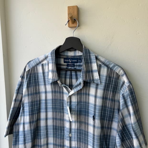 16706 - 폴로 랄프로렌 체크 반팔 셔츠