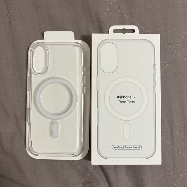 아이폰 17 정품 투명 케이스