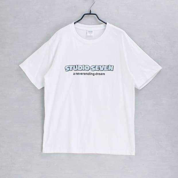 GU x STUDIO SEVEN _ crew neck print tee