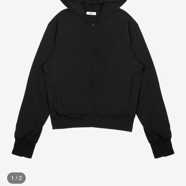 [1] Asien 아지엔 후드집업 블랙