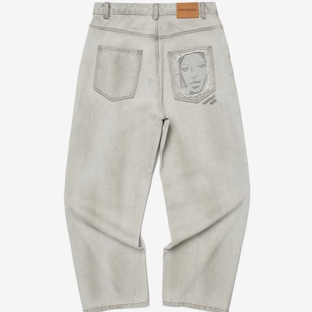 위켄더스 팬츠 FACE DENIM PANTS (S.GREY)