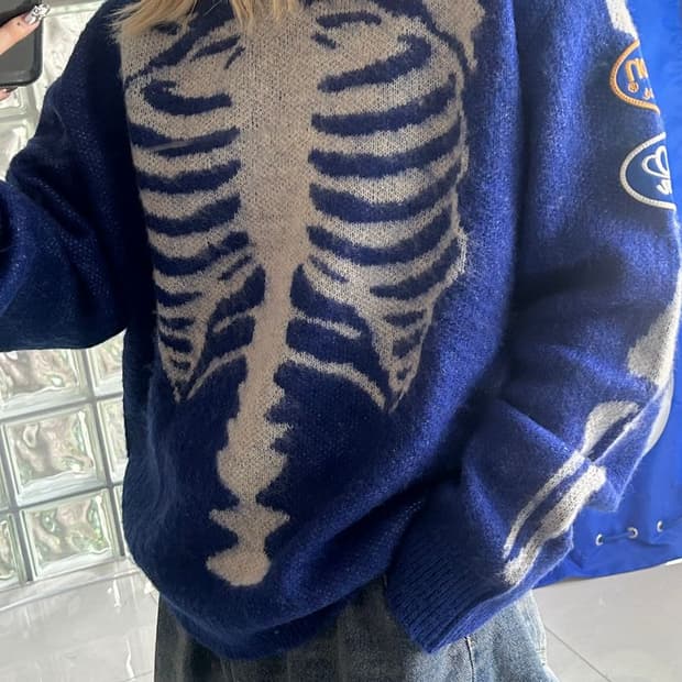 BONE MOHAIR KNIT 리얼본 모헤어 니트 AAV-2501