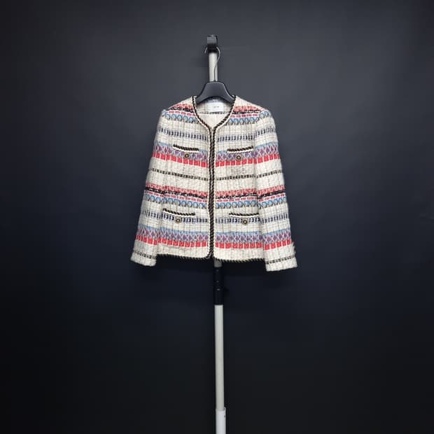 샤틴 SATIN 춘추동 트위드 숏 자켓 55.44