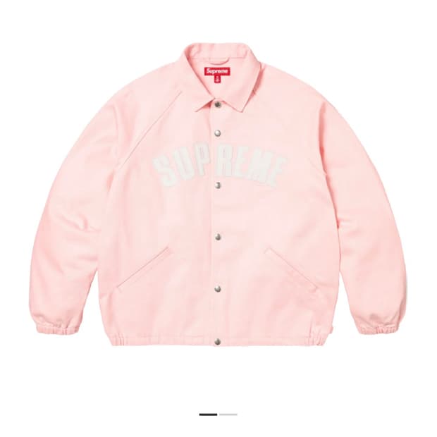 [XL]슈프림 아크 데님 코치 자켓 라이트 핑크 - 25SS