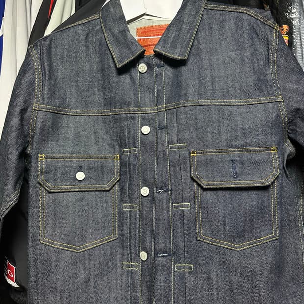 아웃스탠딩 셀비지 데님2nd 자켓