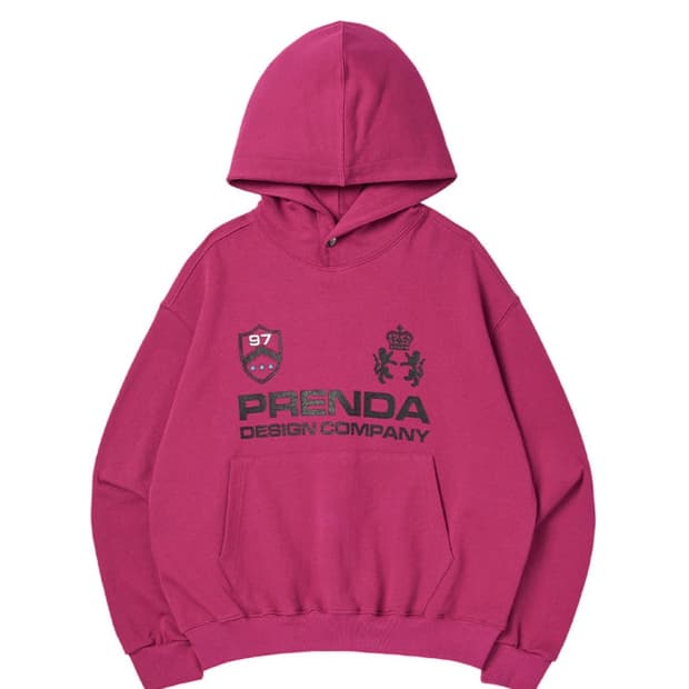 프렌다 마젠타 후드티