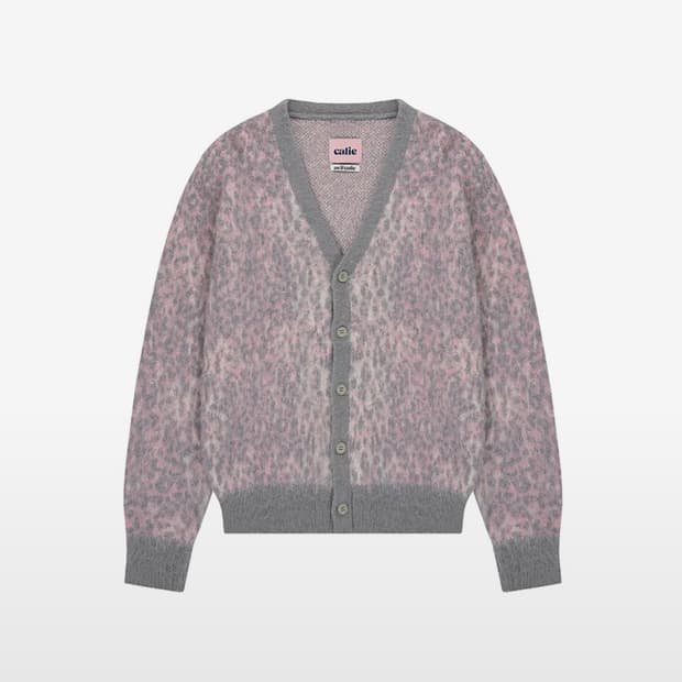 애즈이프캘리 가디건 핑크