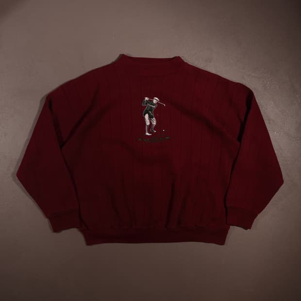 90s USA 자수 스웻셔츠