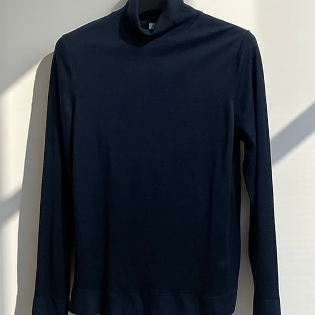 빈티지 메리노울 터틀넥 니트