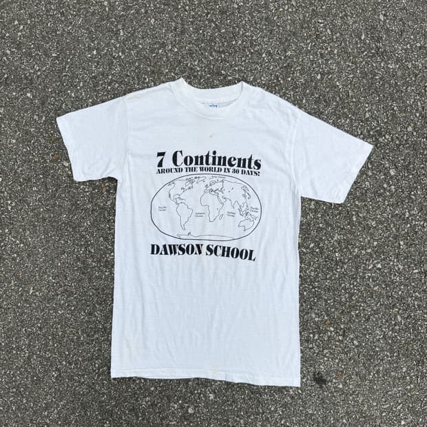 90s Made In Usa 싱글스티치 화이트 티셔츠