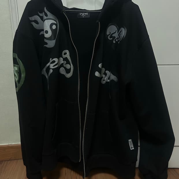 펑쉐이 멀티 로고 후드집업 2