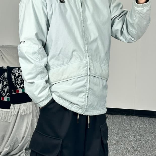 나이키 올드스쿨 스카이블루 후드 자켓 S