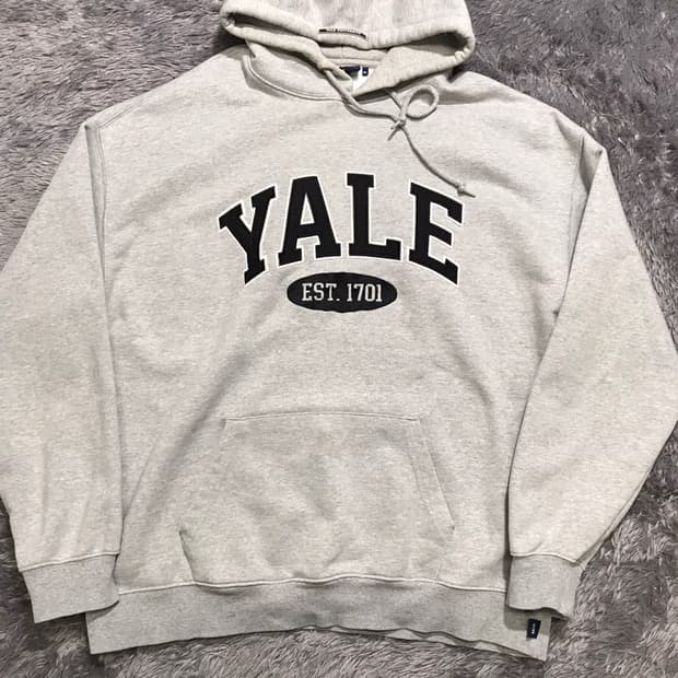 [[XL] 예일(YALE) 아치 로고 오버핏 후드티셔츠@402