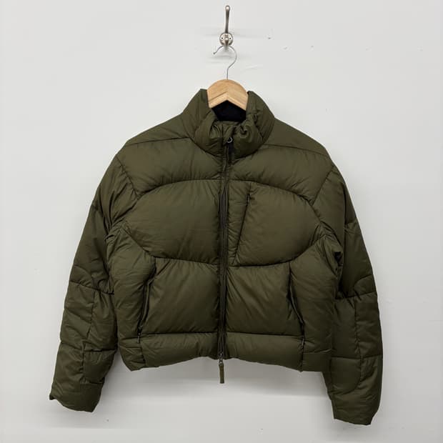 폴로 랄프로렌 숏패딩 점퍼 카키색 여m