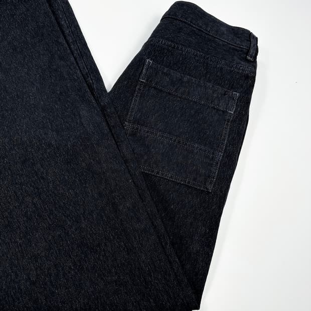 COS 코스 릴렉스 와이드 흑청 데님 팬츠 (30인치)