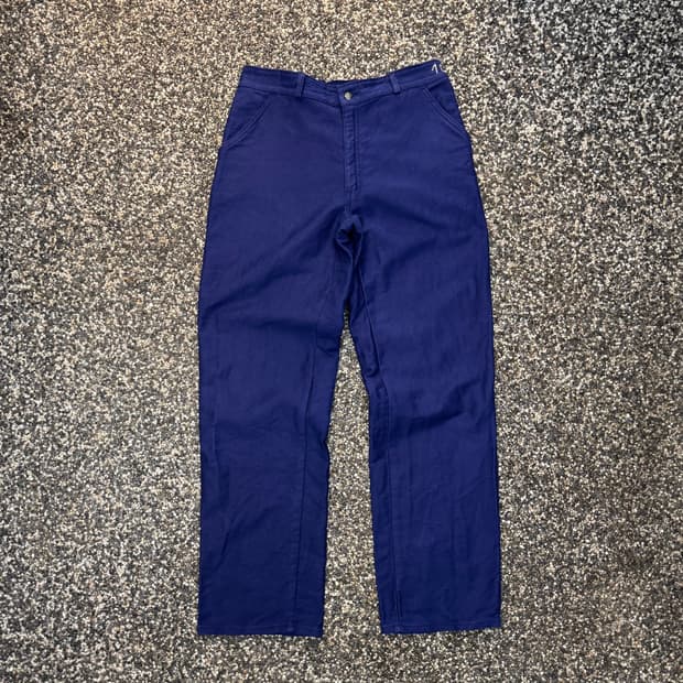 90s Havep 빈티지 몰스킨 프렌치 워크 팬츠 (32)  